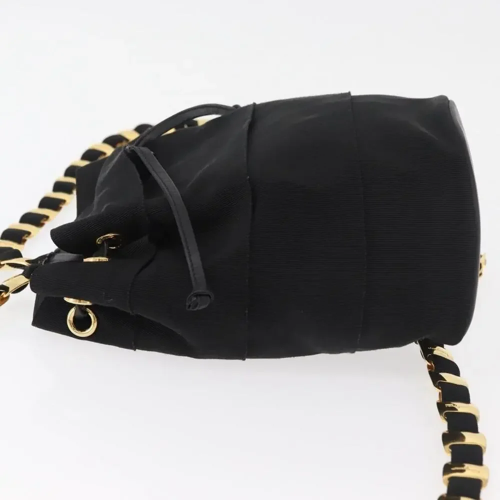 Salvatore Ferragamo Vara Chain Backpack Black